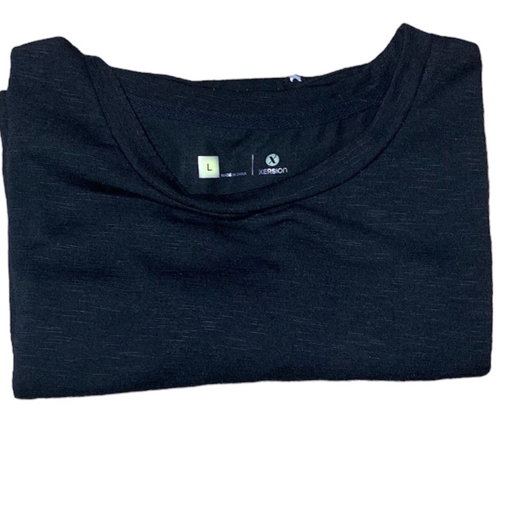 Women’s Large Black T-Shirt With White Stars Scattered On The Bottom - Picture 6 of 7